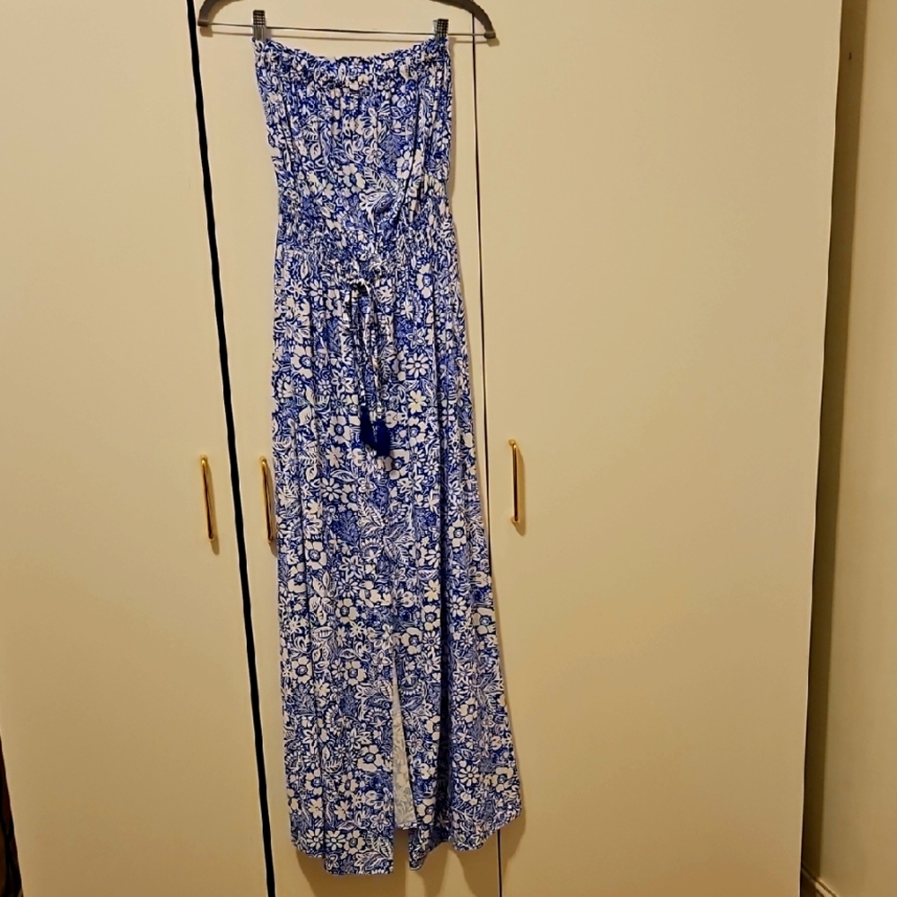 Floral Blue Maxi Dress - Jessica Simpson